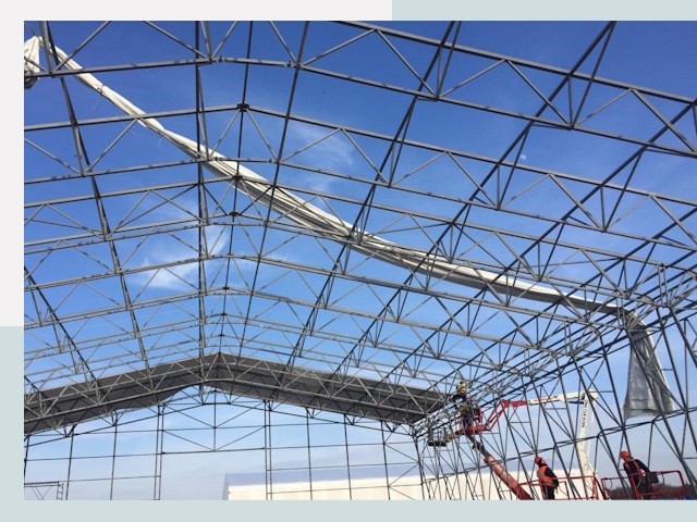 Шатровые ангары от 616 руб. в Ярославле и Ярославской области