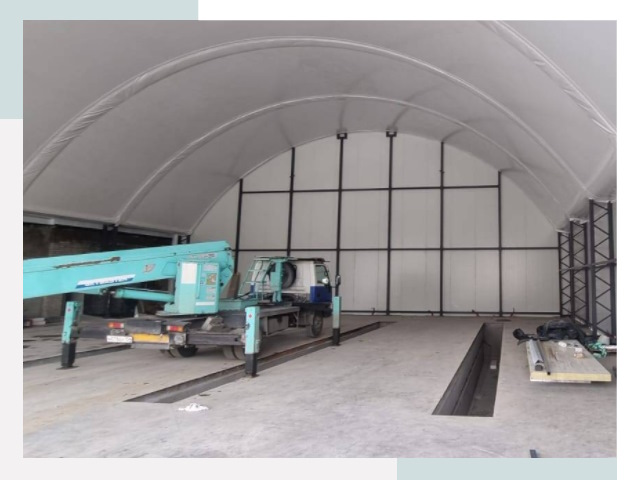 Внутреннее оснащение ангаров в Ярославле