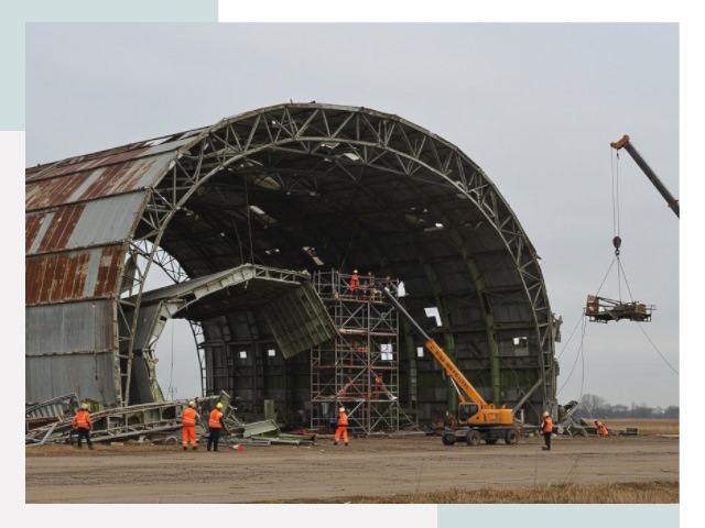 Демонтаж ангаров в Ярославле