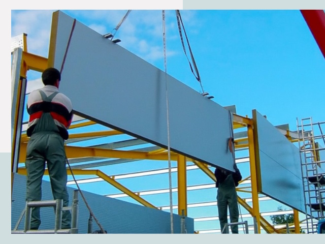 Монтаж сэндвич-панелей в Ярославле от 616 руб.